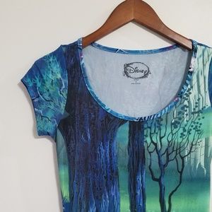 Disney Sleeping Beauty Movie Print Dress Small